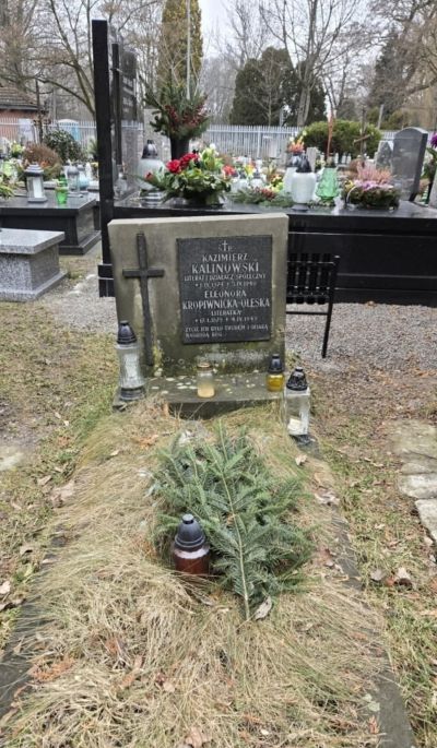 Cmentarz Rakowicki grób E.Kropiwnickiej1a
